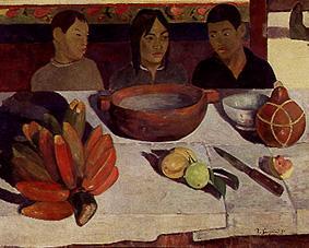 The meal. a Paul Gauguin