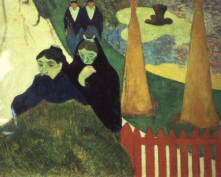 Old Women of Arles a Paul Gauguin