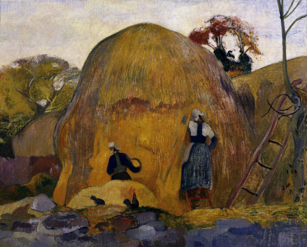P.Gauguin / Les meules jaunes / 1889 a Paul Gauguin