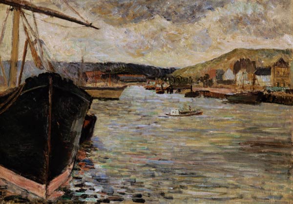 Port at Rouen a Paul Gauguin