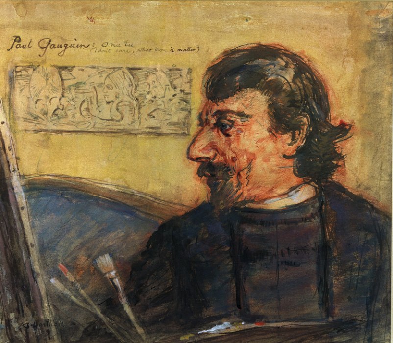 Portrait of Paul Gauguin a Paul Gauguin