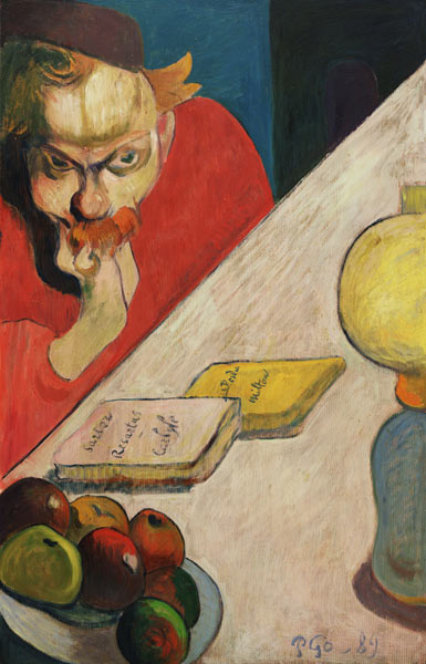 Portrait of Jacob Meyer de Haan a Paul Gauguin