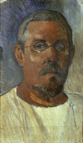Self-portrait 1903 a Paul Gauguin