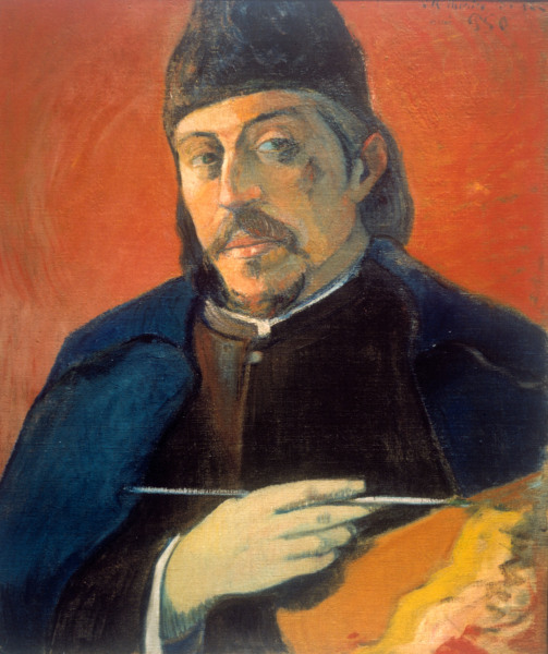 Self-Portr.with Palette a Paul Gauguin