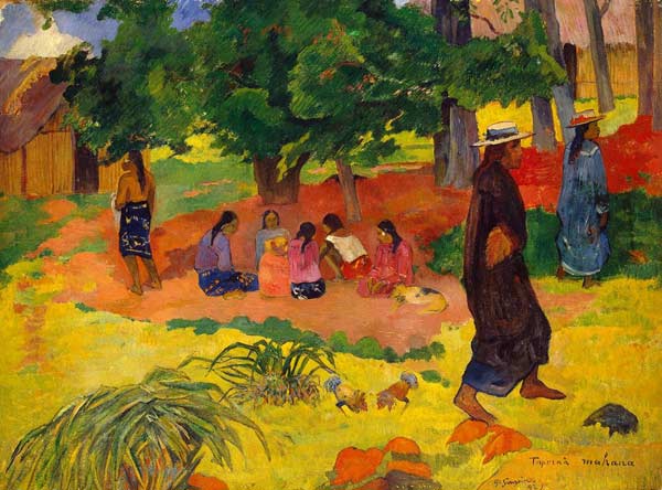 Taperaa Mahana a Paul Gauguin