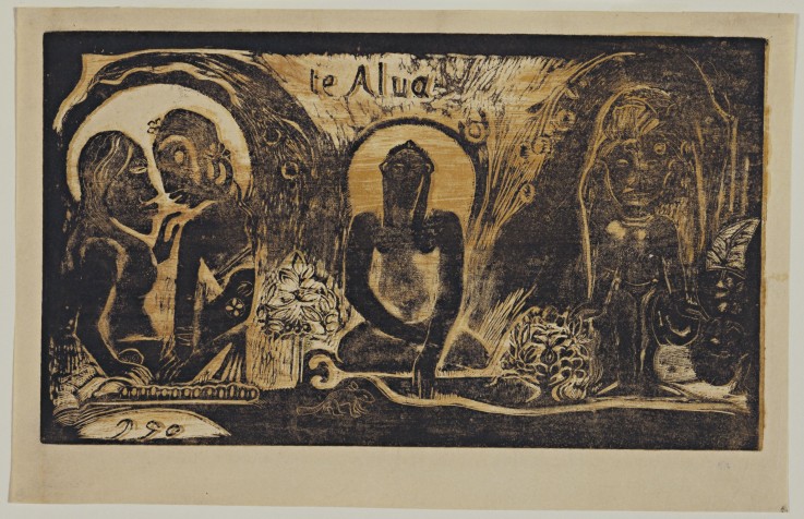Te Atua (The Gods) From the Series "Noa Noa" a Paul Gauguin