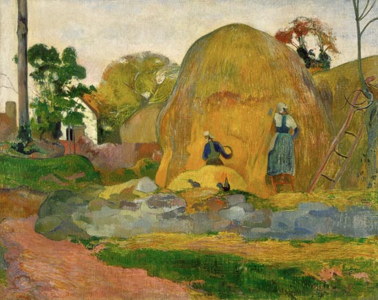 Yellow Haystacks, or Golden Harvest a Paul Gauguin