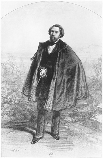 Alfred de Musset (1810-57) a Paul Gavarni