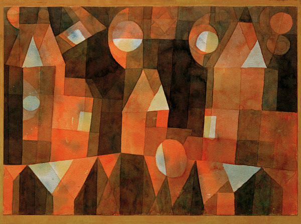 Haeuser an der Bruecke (Drei Haeuser an a Paul Klee