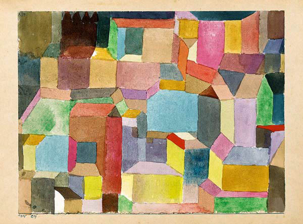 Mittelalterliche Stadt a Paul Klee