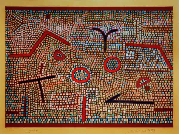 Mosaik aus Prhun, a Paul Klee