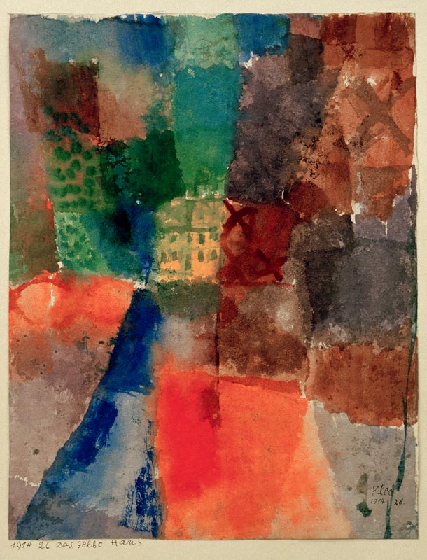 Das gelbe Haus, 1914. 26 a Paul Klee
