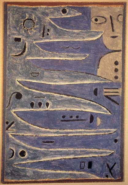 Der Graue und die Kueste, 1938. a Paul Klee