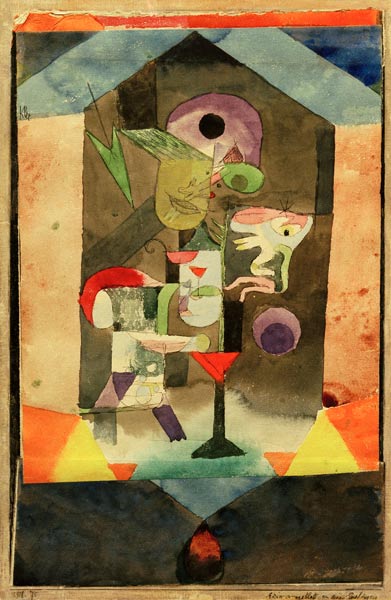 Erinnerungsbild an eine Empfaengnis, a Paul Klee