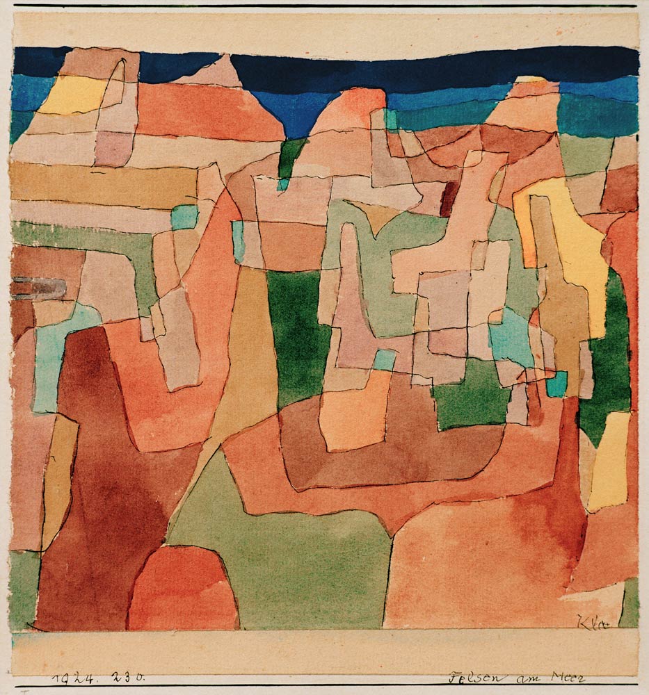 Felsen am Meer, 1924.230. a Paul Klee