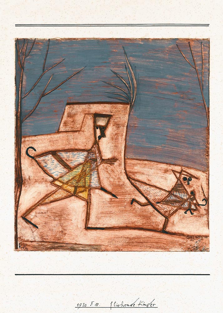 Fliehende Kinder (Children fleeing) a Paul Klee
