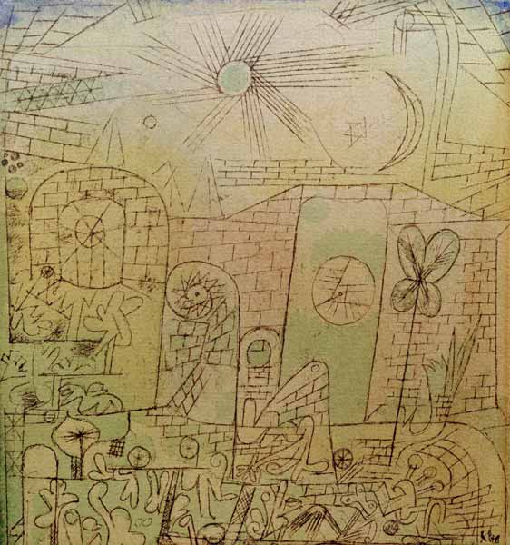 Fruehlings-Sonne, 1919.52 a Paul Klee
