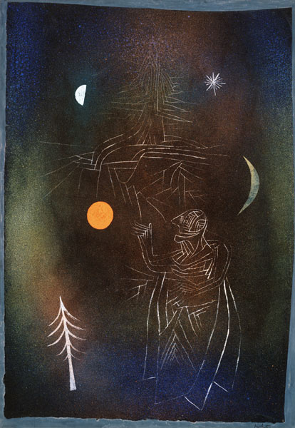 Scholar in the working with stars a Paul Klee