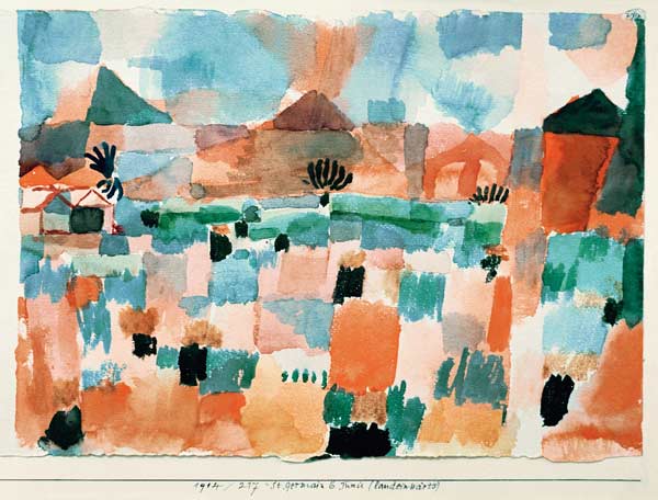 St. Germain b. Tunis (landeinwaerts) a Paul Klee