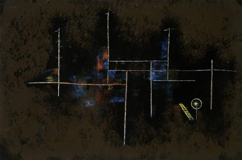 Scaffolding of a new building. Nr1 a Paul Klee