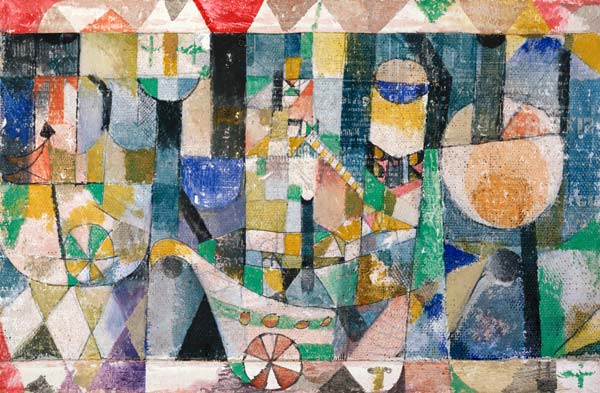 Port picture (paddle-steamer) a Paul Klee