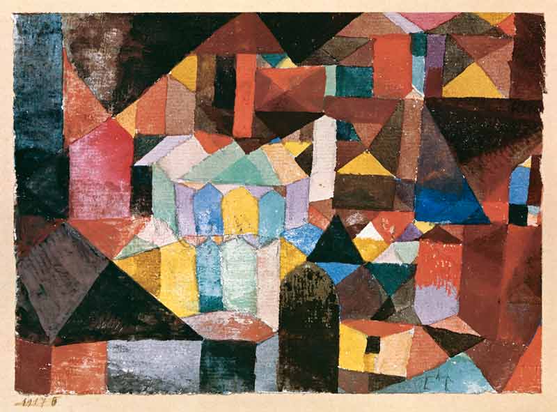 Cheerful architecture a Paul Klee