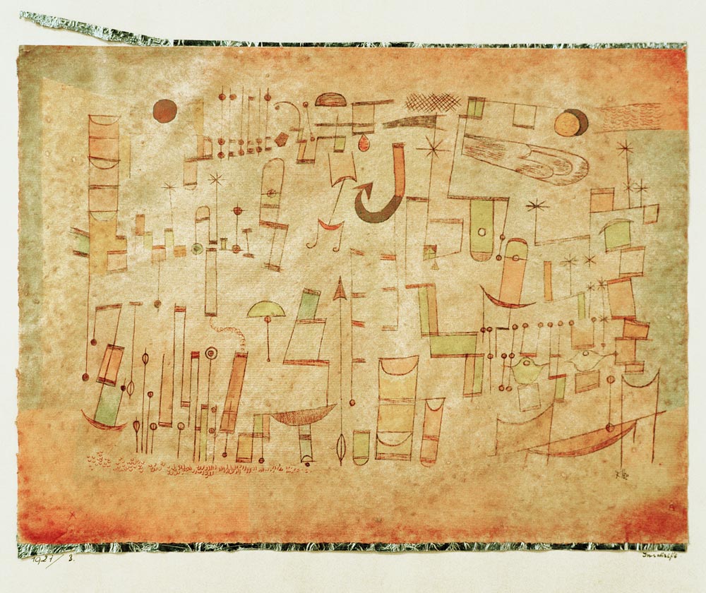 Inschrift, 1921.3. a Paul Klee