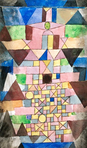 Composition with triangles a Paul Klee