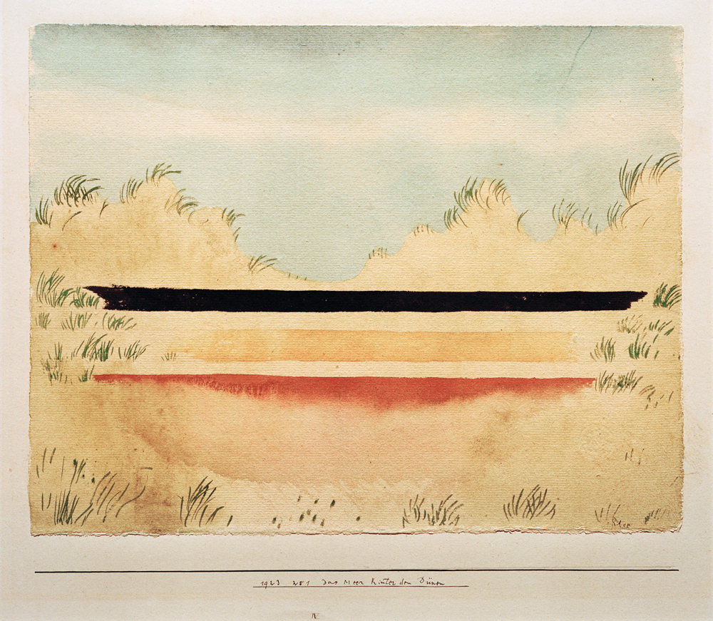 Das Meer hinter den Duenen, 1923, 251. a Paul Klee