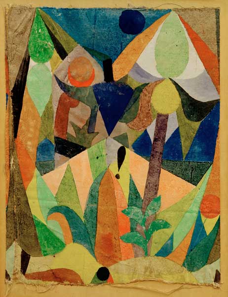 Mildtropische Landschaft, 1918, 151. a Paul Klee