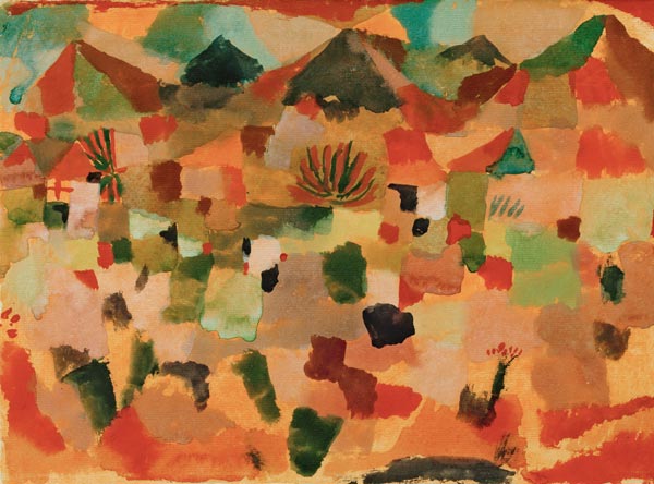 Mit der Bergkette, 1919. 31 a Paul Klee