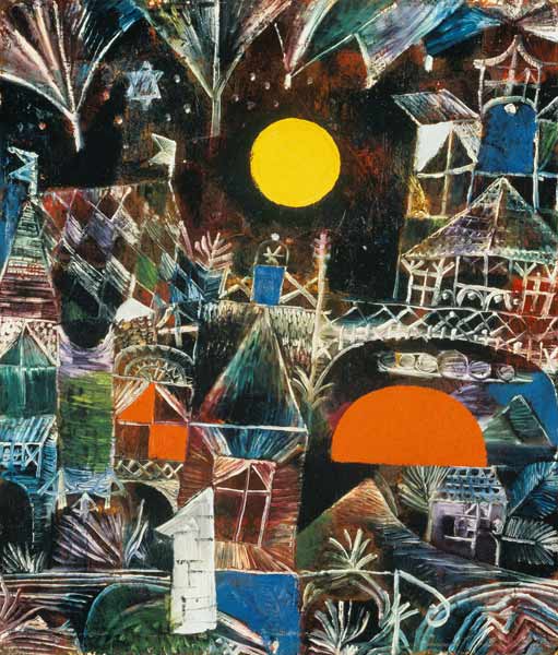 Moonrise -- sunset a Paul Klee