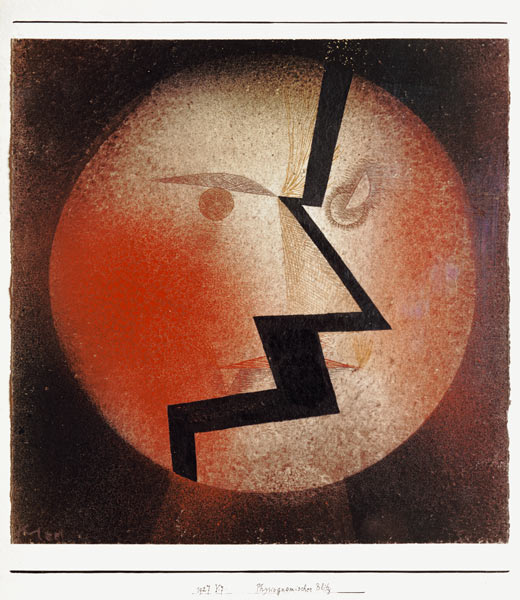 Physiognomical lightning. a Paul Klee