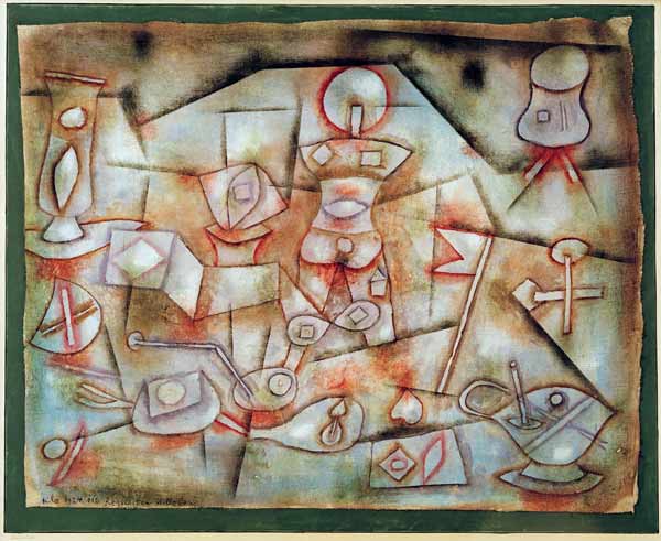 Requisiten Stilleben, a Paul Klee