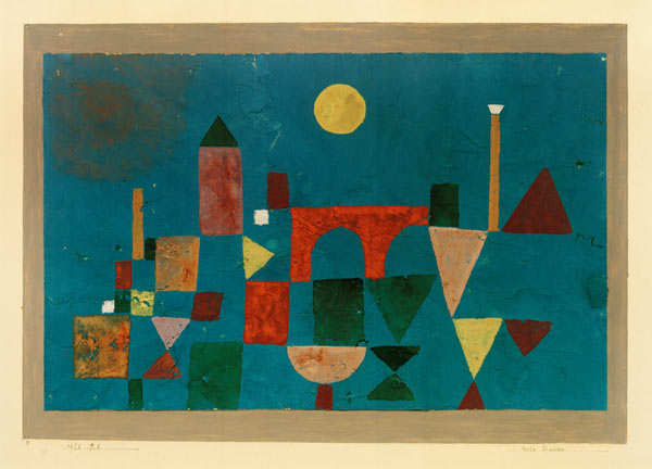Rote Bruecke, 1928.58 (O 8) a Paul Klee