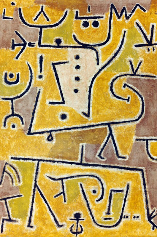 Red waistcoat a Paul Klee