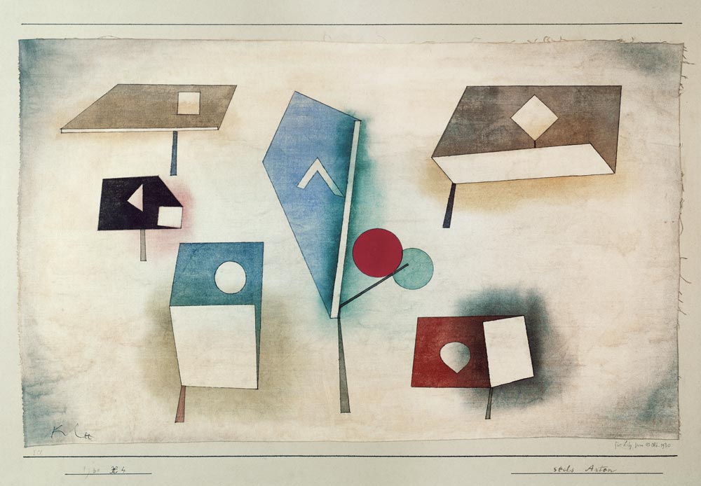 Sechs Arten, 1930, a Paul Klee