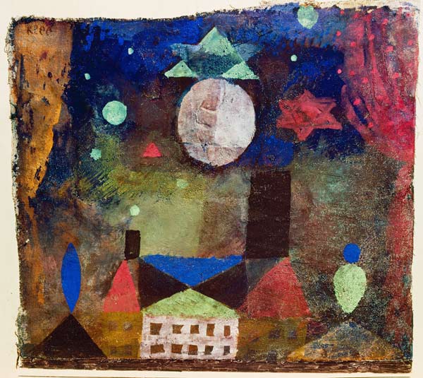 Stern über bösen Häusern a Paul Klee