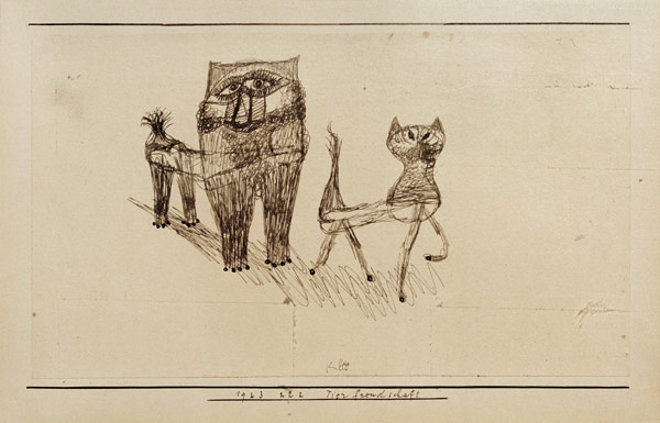 Tierfreundschaft, 1923, 222. a Paul Klee