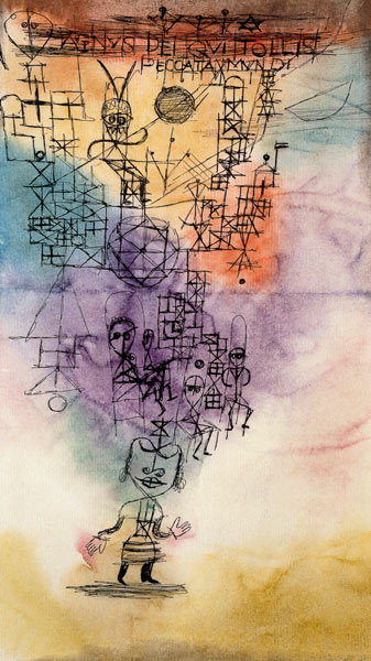 Agnus Dei, qui tollis peccata mundi. a Paul Klee