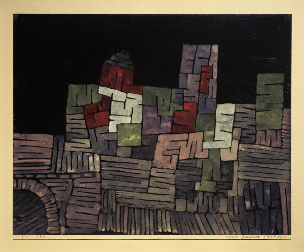 Altes Gemaeuer, Sizilien, 1924. a Paul Klee