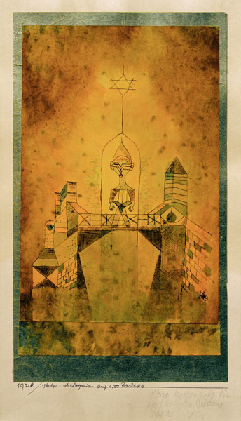 Arlequin auf der Bruecke, 1920, 164. a Paul Klee