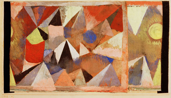 Berglandschaft, 1918, 46. a Paul Klee
