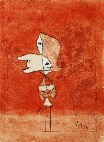Bildnis Brigitte (Ganze Figur) a Paul Klee