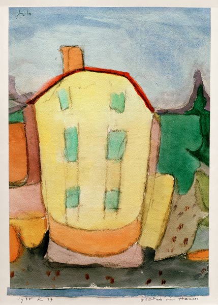 Bildnis eines Hauses, 1935, a Paul Klee