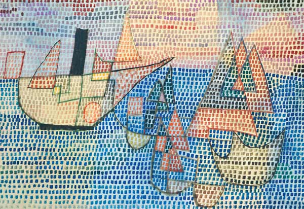 Vaporetto e barche a vela a Paul Klee