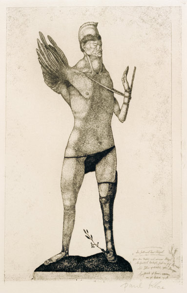 Der Held mit dem Fluegel, 1905, 38. a Paul Klee