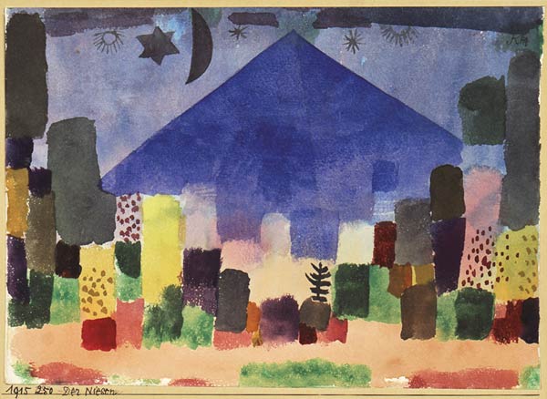 La montagna Niesen. Notte egiziana a Paul Klee