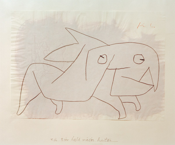 ein tier bald wieder heiter, 1940, a Paul Klee