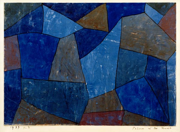 Felsen in der Nacht, 1939.83. a Paul Klee